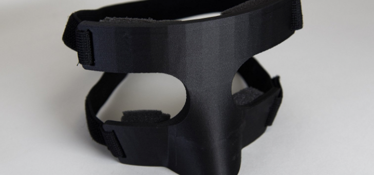 Kevlar Nose Protection Impreso en 3D con Markforged