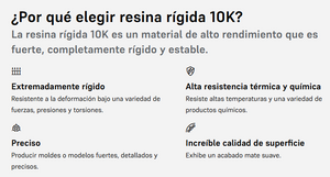 Resina Rigid 10k 1L Formlabs