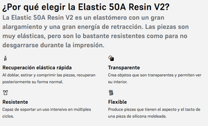 Resina Elastic 50A 1L Formlabs